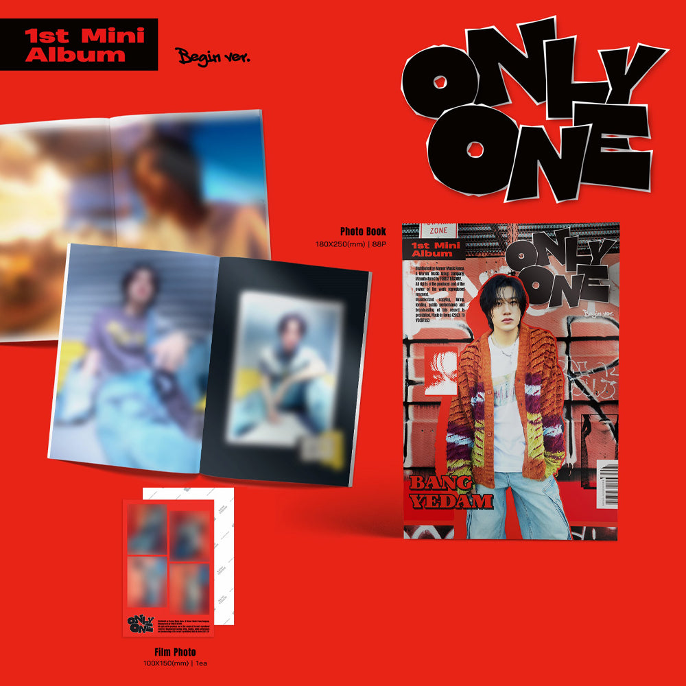 BANG YEDAM - Only One (1st Mini Album) – CNA K-Pop