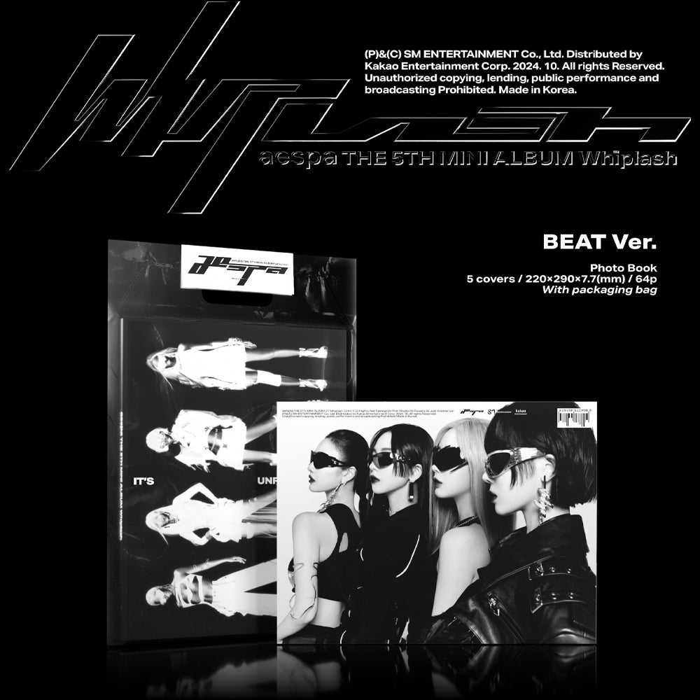 [PRE-ORDER] AESPA - WHIPLASH (Beat Ver.) 5th Mini Album