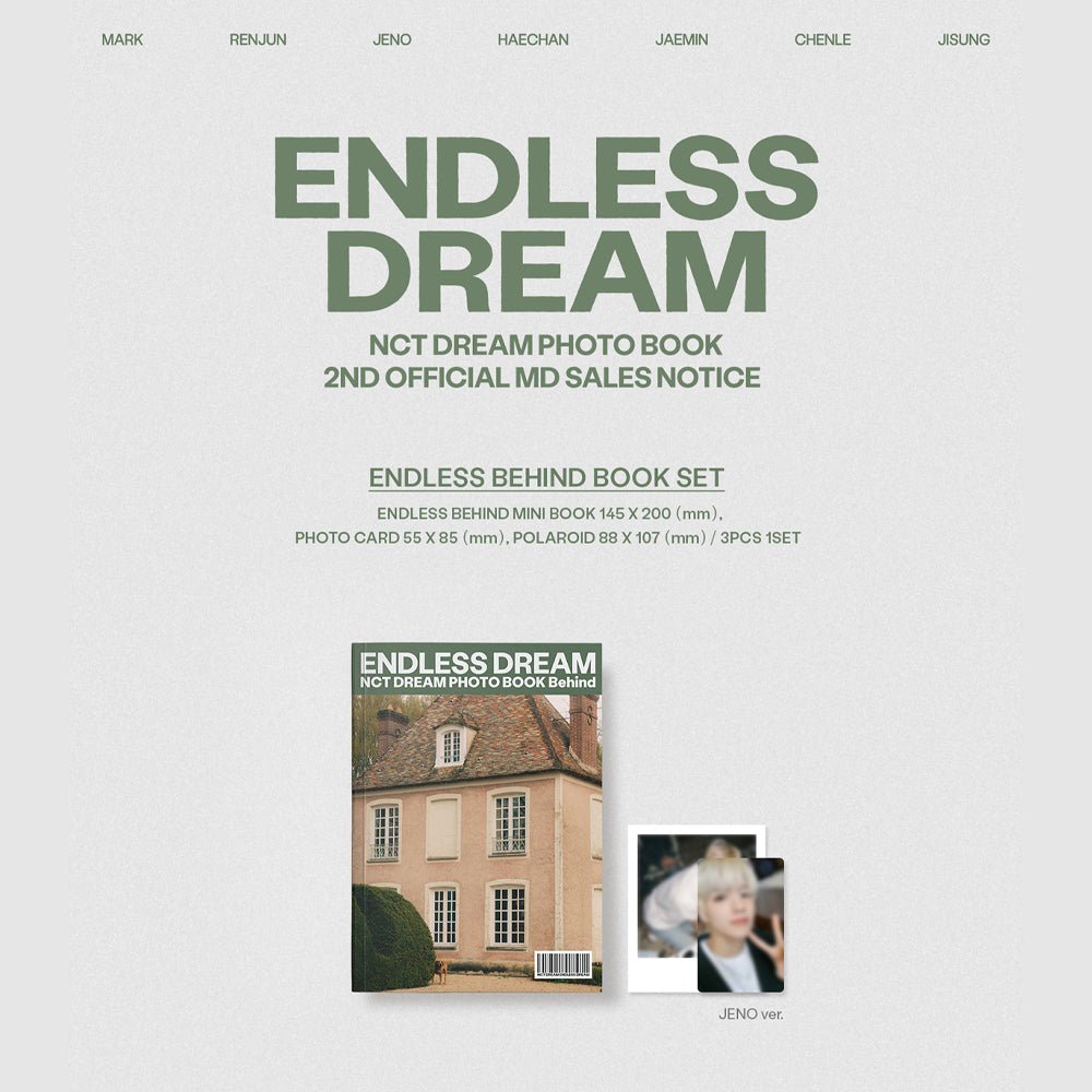 [PRE-ORDER] NCT DREAM - Endless Behind Book Set [Endless Dream] Official Merchandise