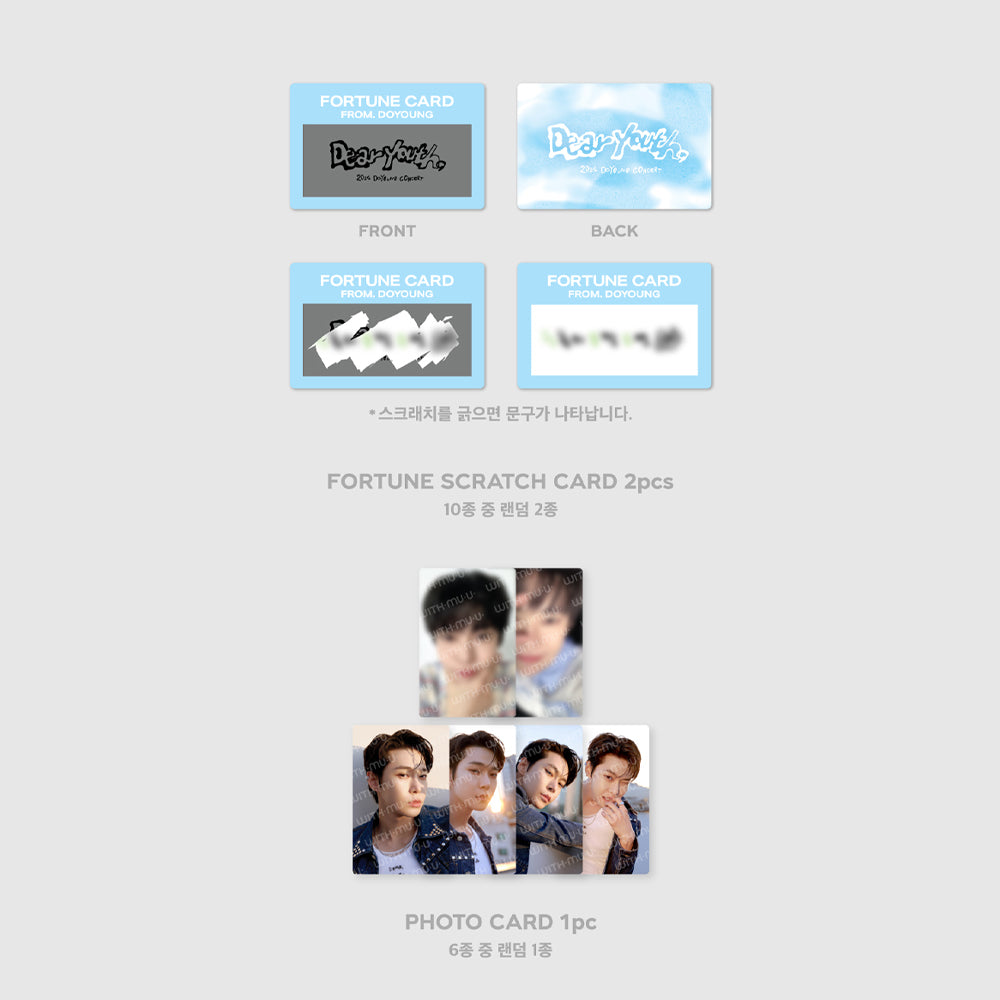 DOYOUNG - Fortune Scratch Card [Dear Youth, Doyoung Concert] Official Merchandise