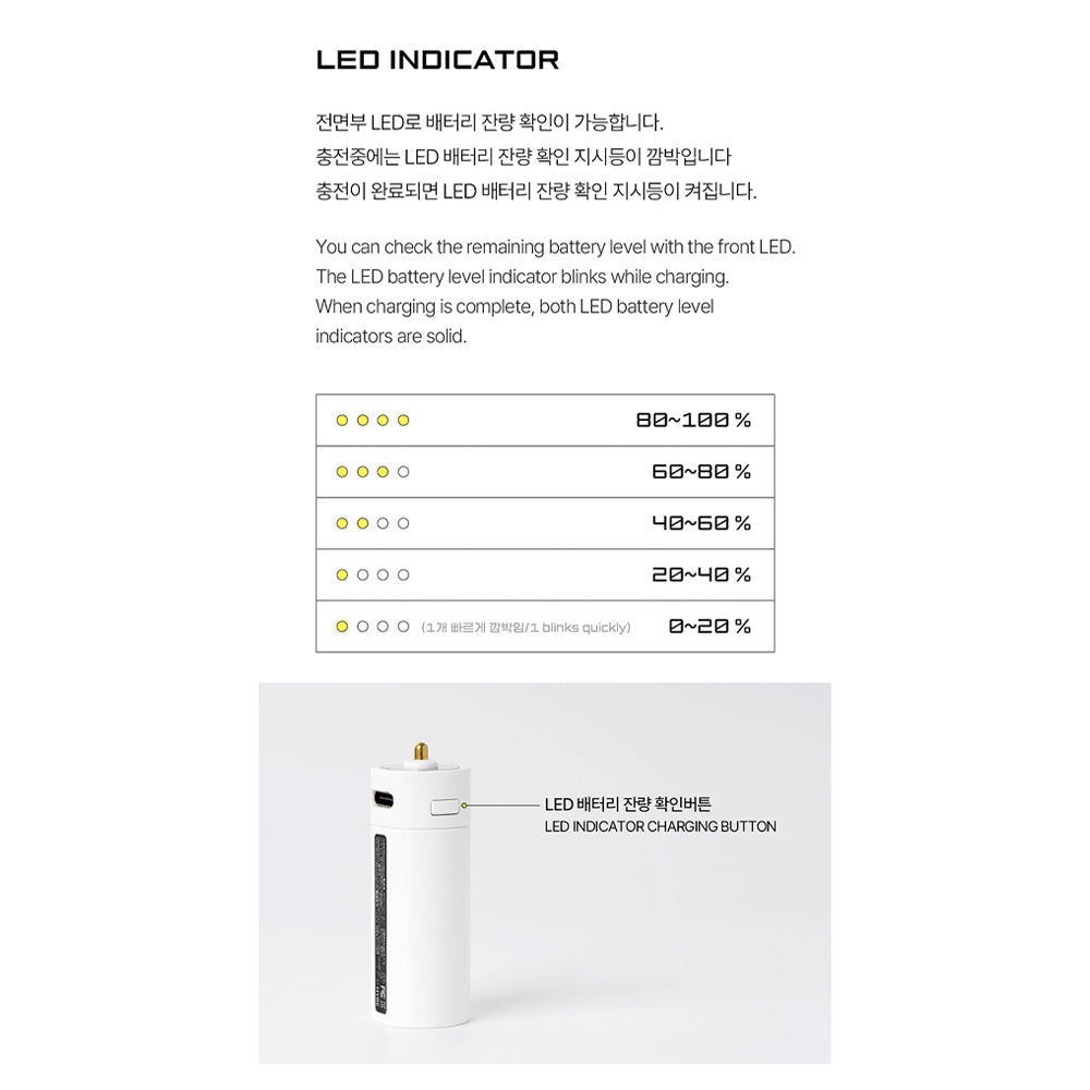 HYBE - Rechargeable Lightstick Battery