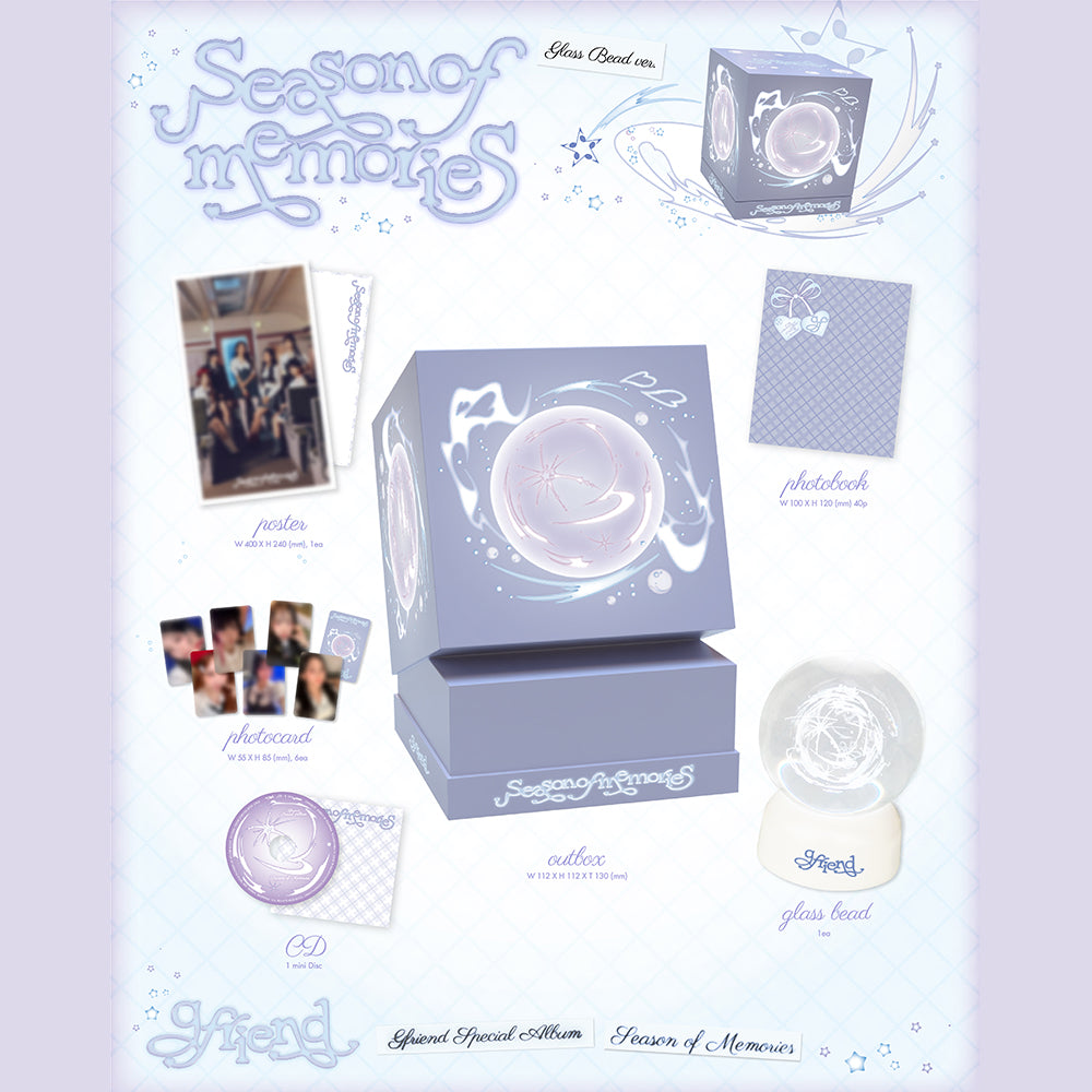 [PRE-ORDER] GFRIEND - Season of Memories (Glass Bead Ver.) Special Album