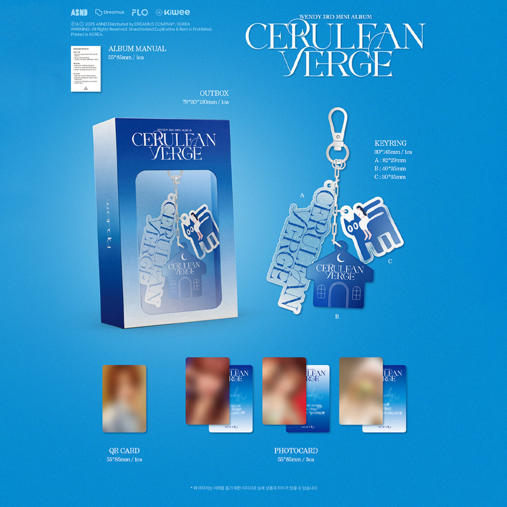 WENDY - Cerulean Verge (Keyring Ver.) 3rd Mini Album
