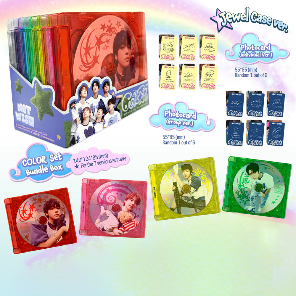 NCTWISH COLOR jewel case アルバム 未開封 ウィシ 韓国盤】COLOR