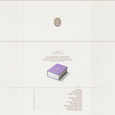 SEVENTEEN - 2026 Season's Greetings / Wall Calendar