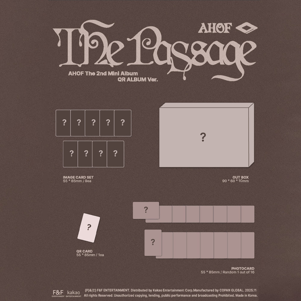 AHOF - The Passage (QR Album Ver.) 2nd Mini Album