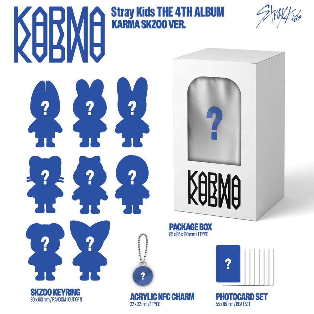 STRAY KIDS - Karma (SKZOO Ver.) 4th Album