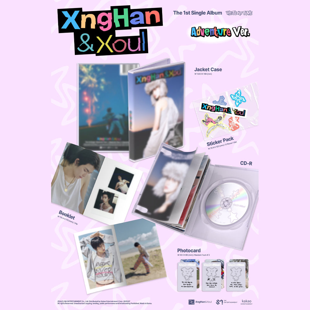 XngHan&Xoul - Waste No Time (Adventure Ver.) 1st Single Album