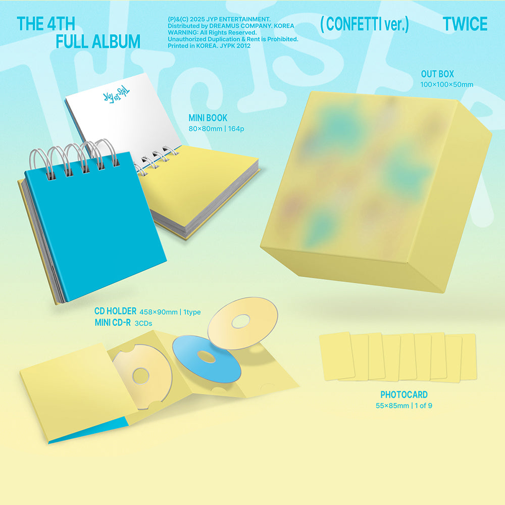 TWICE - This is For (Confetti Ver.) The 4th Album