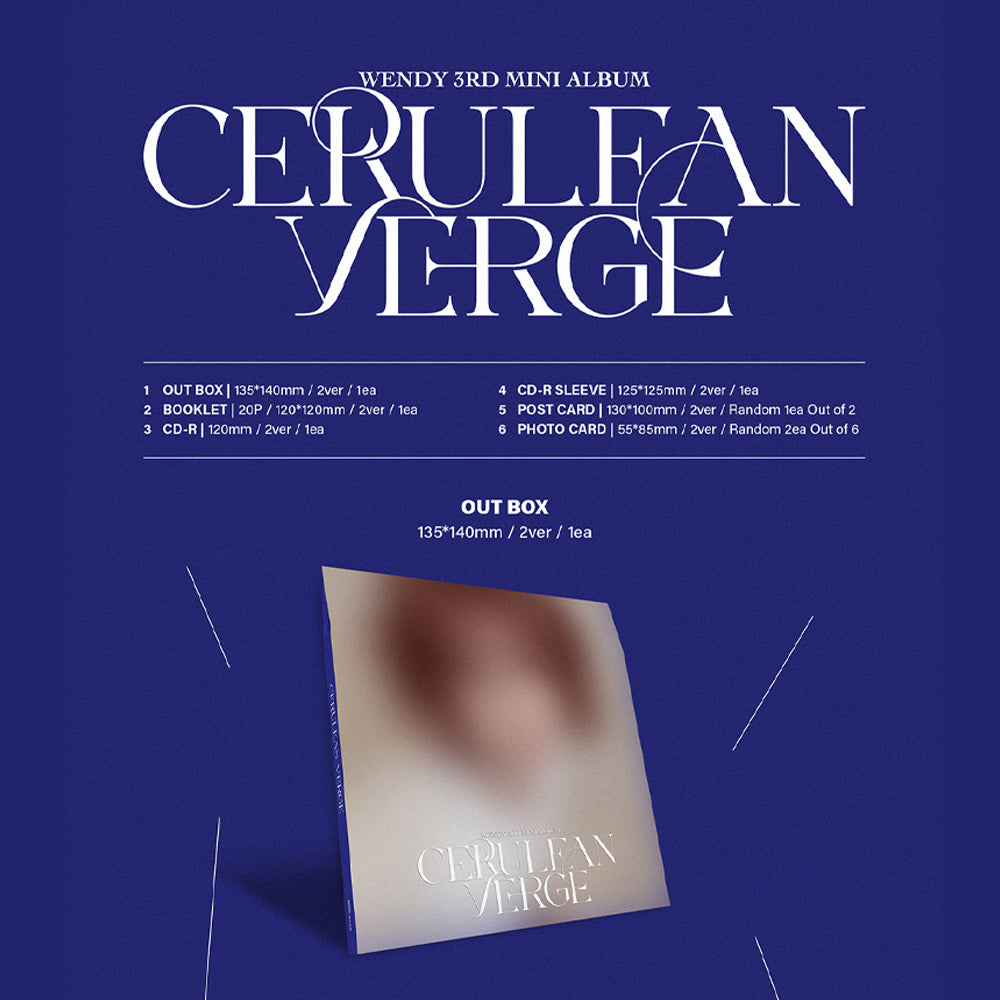 WENDY - Cerulean Verge (Digipack Ver.) 3rd Mini Album