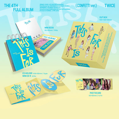 TWICE - This is For (Confetti Ver.) The 4th Album