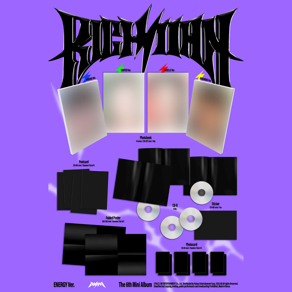 AESPA - Rich Man (Energy Ver.) 6th Mini Album