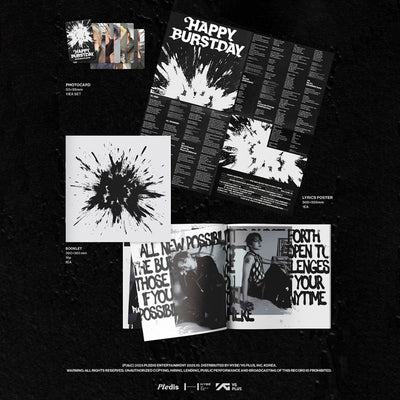 SEVENTEEN - HAPPY BURSTDAY (LP  Ver.) 5th Album