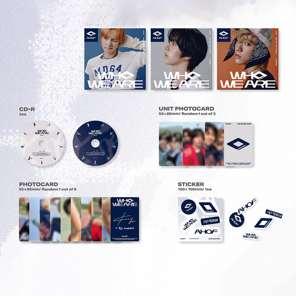 AHOF WHO WE ARE QR ALBUM Ver アルバム40枚トレカ AHOF - 1st Mini Album WHO WE ARE (QR ALBUM Ver.)