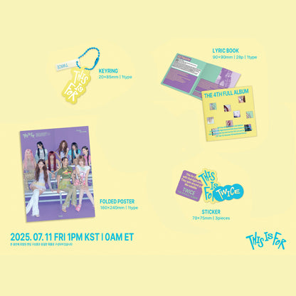 TWICE - This is For (Confetti Ver.) The 4th Album