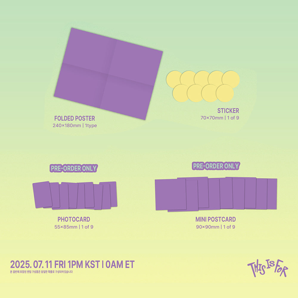 TWICE - This is For (Digipack Ver.) The 4th Album