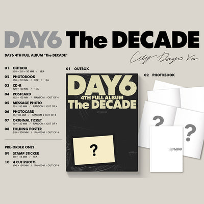 DAY6 - The Decade (Standard Ver.) 4th Full Album