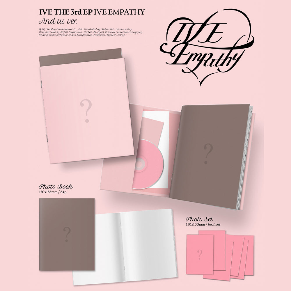 [PRE-ORDER] IVE - Empathy (Standard Ver.) 3rd Mini Album