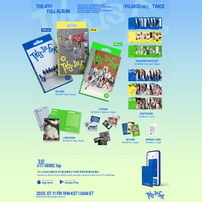 TWICE - This is For (Polaroid Ver.) The 4th Album