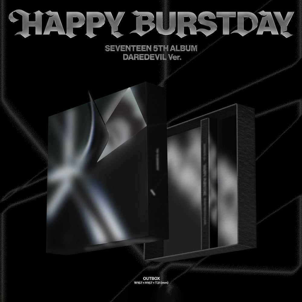 SEVENTEEN - HAPPY BURSTDAY (Daredevil Ver.) 5th Album