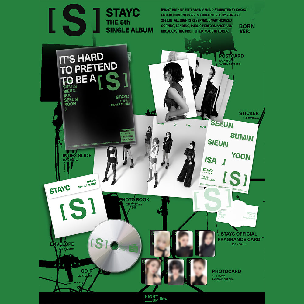 [PRE-ORDER] STAYC - S (The 5th Single Album) with MAKESTAR POB