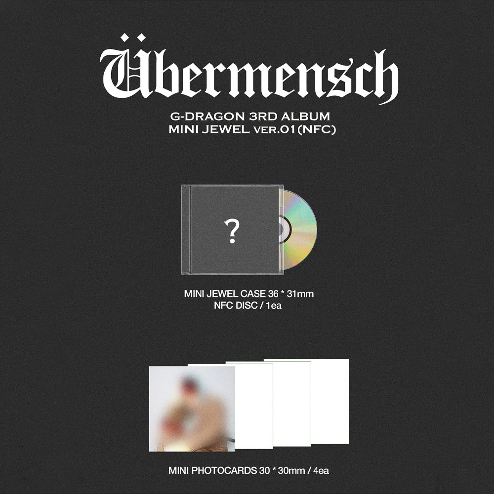 [PRE-ORDER] G-DRAGON - Übermensch (Mini Jewel Ver.)