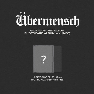 G-DRAGON - Übermensch (Photocard Album Ver.)