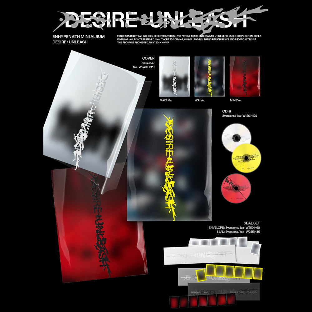 Amazon.com: DESIRE : UNLEASH ENHYPEN Album [Random ver.]+Pre