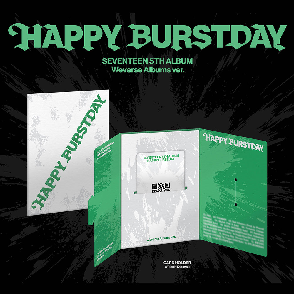 SEVENTEEN - HAPPY BURSTDAY (Weverse Albums Ver.) 5th Album