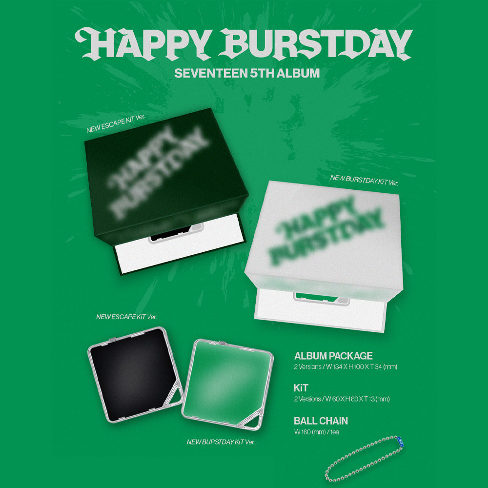 SEVENTEEN - HAPPY BURSTDAY (KiT Ver.) 5th Album