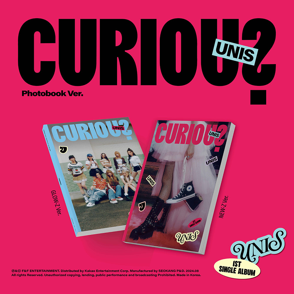 UNIS - Curious (Photobook Ver.) 1st Single Album