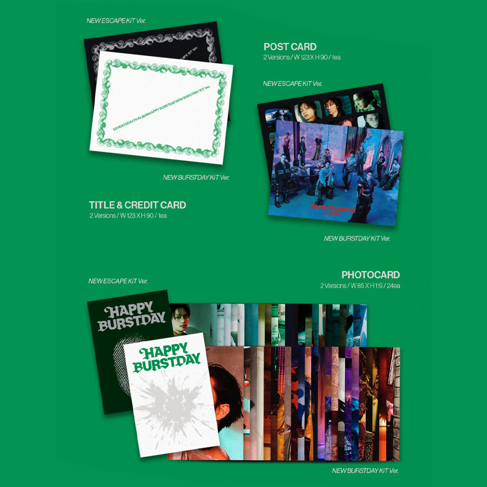 SEVENTEEN - HAPPY BURSTDAY (KiT Ver.) 5th Album