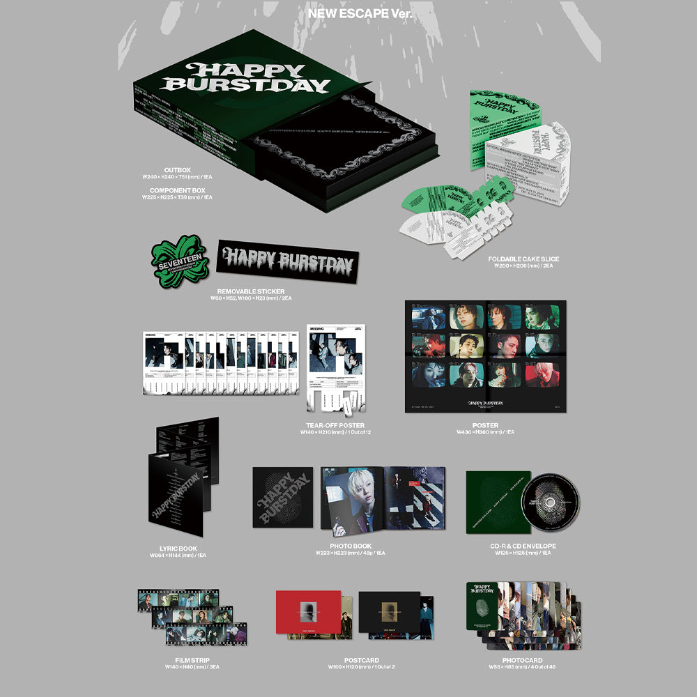SEVENTEEN - HAPPY BURSTDAY (5th Album) – CNA K-Pop