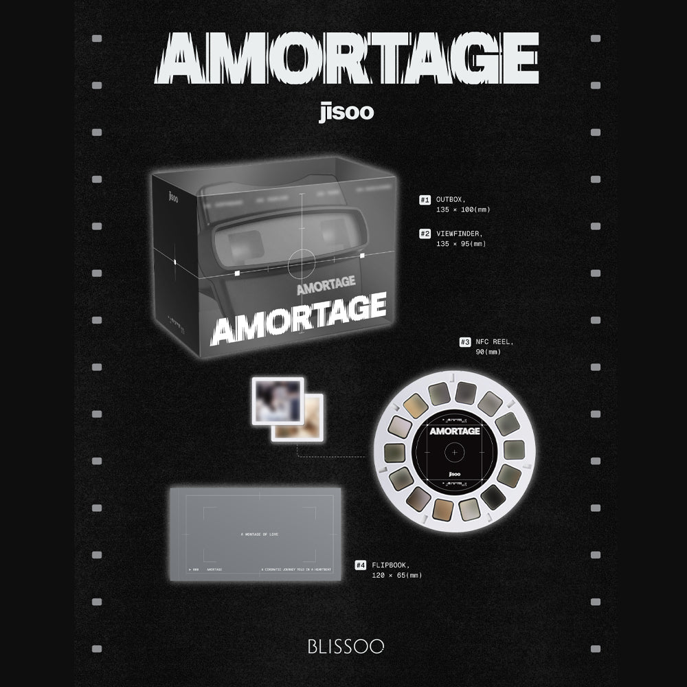 [PRE-ORDER] JISOO - Amortage (Reels Ver.) with Makestar/WITHMUU POB Option