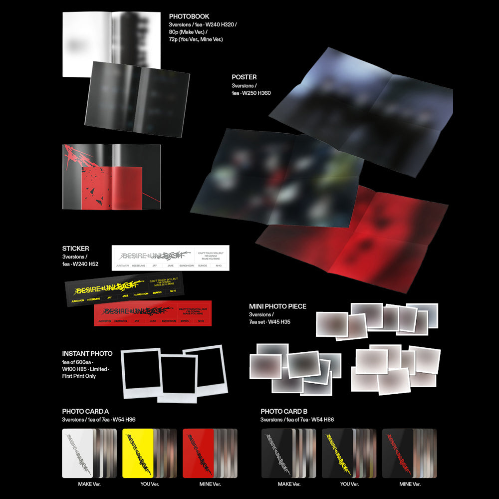 ENHYPEN - DESIRE: UNLEASH (6th Mini Album) – CNA K-Pop