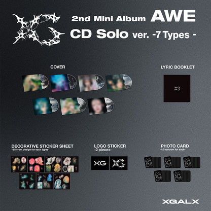 [PRE-ORDER] XG - AWE (Solo Ver.) 2nd Mini Album