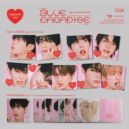 [PRE-ORDER] ZEROBASEONE - Blue Paradise (Digipack Ver.) 5th Mini Album