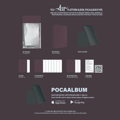 [PRE-ORDER] YEJI - Air (POCAAlbum Ver.) with MAKESTAR POB