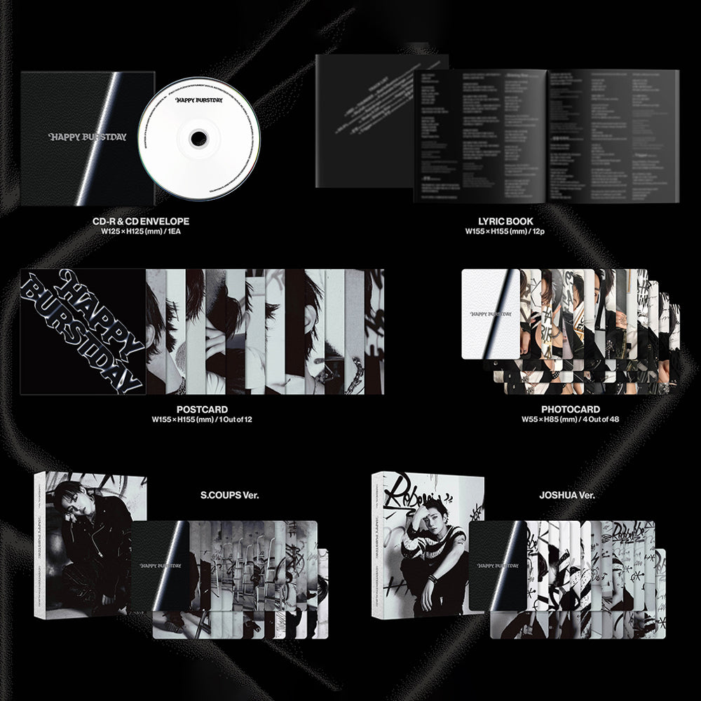 SEVENTEEN - HAPPY BURSTDAY (Daredevil Ver.) 5th Album