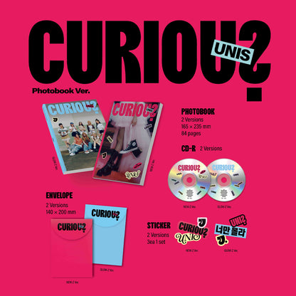 UNIS - Curious (Photobook Ver.) 1st Single Album