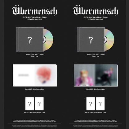 [PRE-ORDER] G-DRAGON - Übermensch (Jewel Case Ver.)