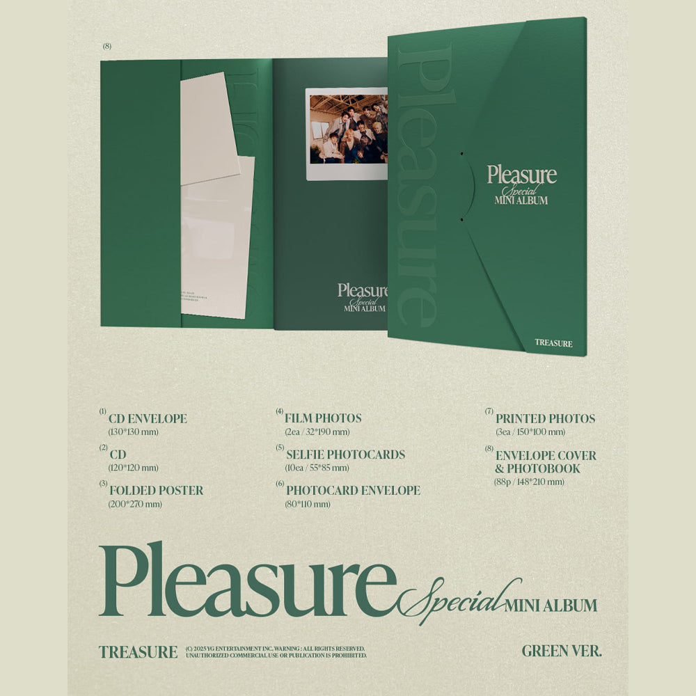 [PRE-ORDER] TREASURE - Pleasure (Special Mini Album)