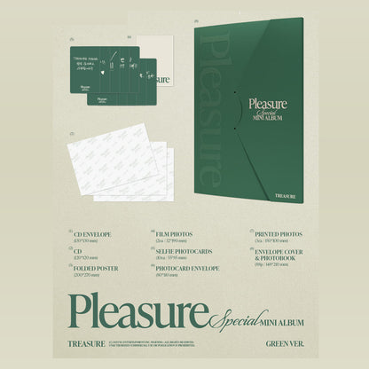 [PRE-ORDER] TREASURE - Pleasure (Special Mini Album) with MAKESTAR POB