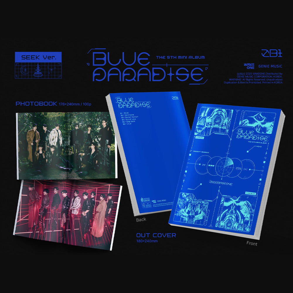 [PRE-ORDER] ZEROBASEONE - Blue Paradise (Photobook Ver.) 5th Mini Album