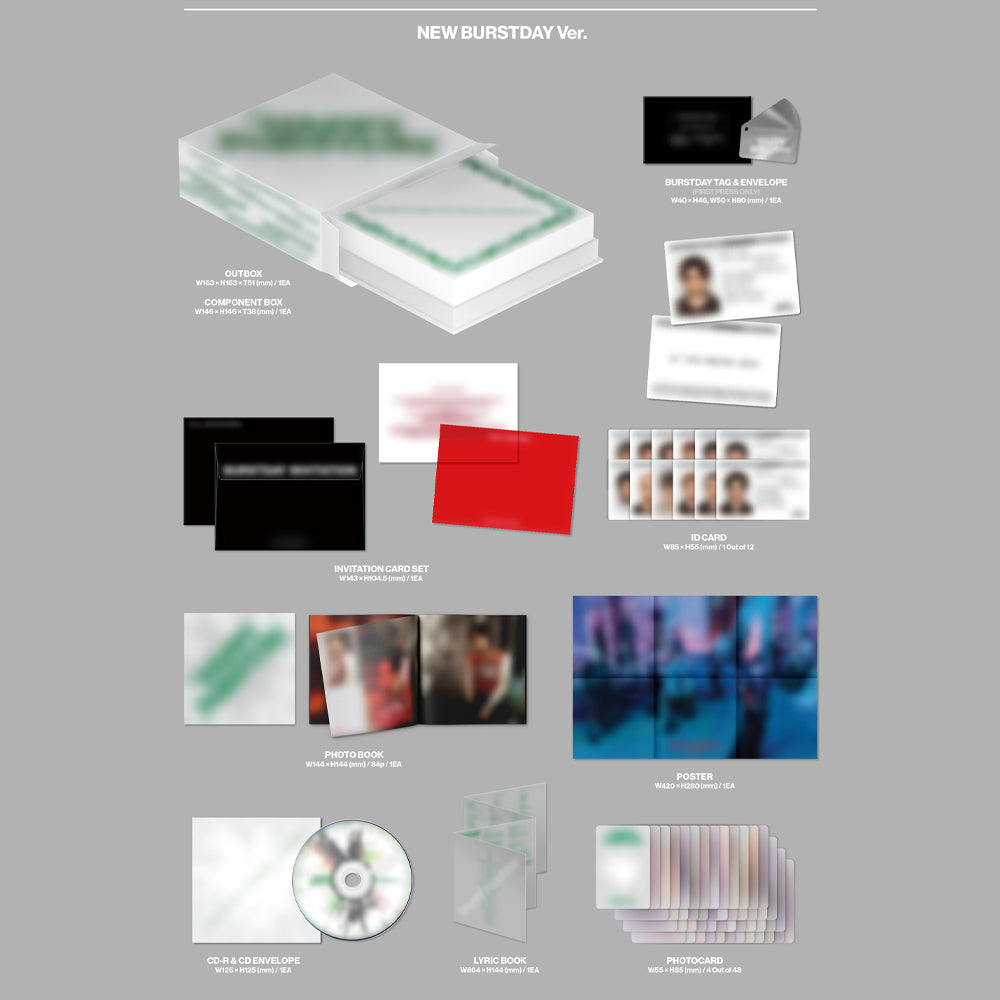 SEVENTEEN - HAPPY BURSTDAY (5th Album)