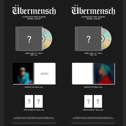 [PRE-ORDER] G-DRAGON - Übermensch (Jewel Case Ver.)