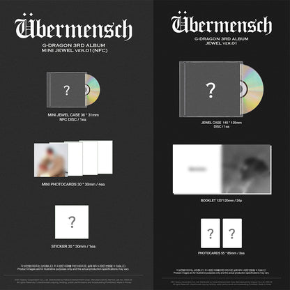 [PRE-ORDER] G-DRAGON - Übermensch (Jewel Case Ver.)