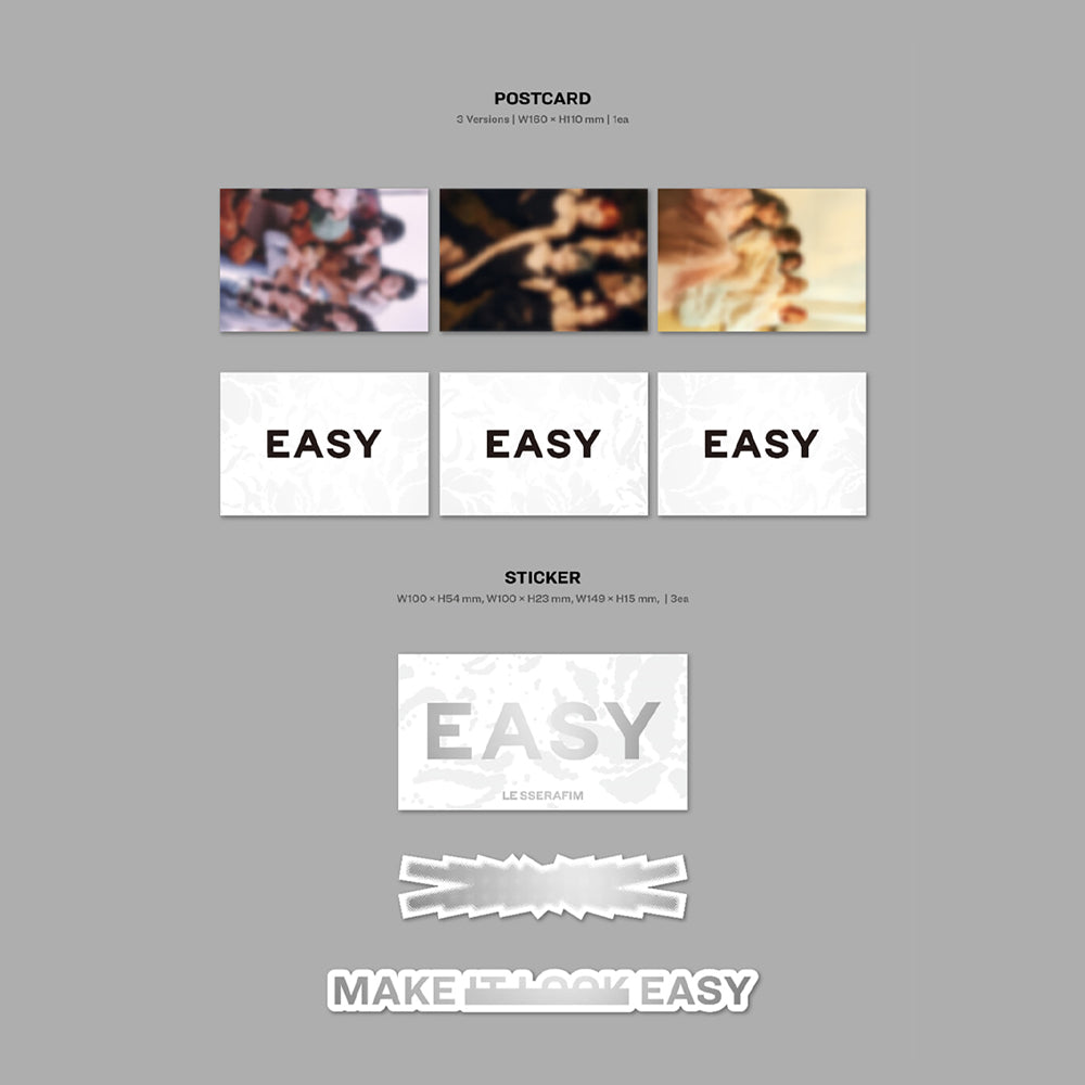 LE SSERAFIM - Easy (Standard Version) 3rd Mini Album