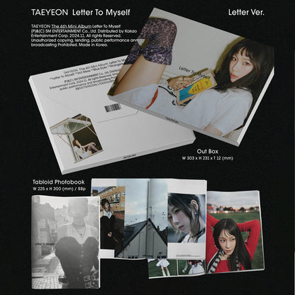 TAEYEON - Letter to Myself (Letter Ver.) 6th Mini Album