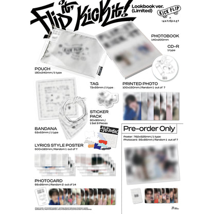 [PRE-ORDER] KICKFLIP - Flip it, Kick it! (Lookbook Ver.)(Limited) 1st Mini Album